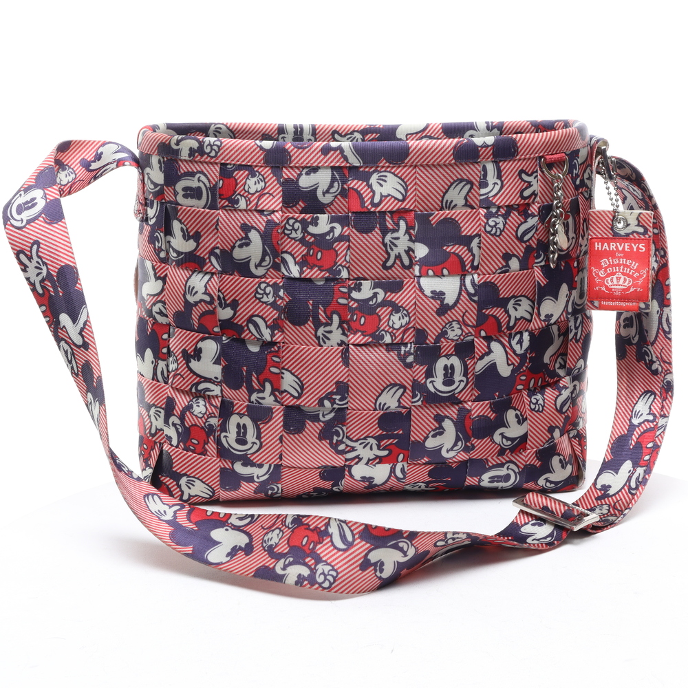 Harveys for Disney Couture Convertible Seatbelt Bag Tote Purse Mickey Mouse